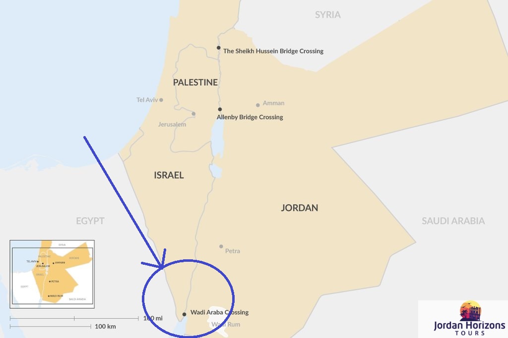 Jordan Tours trips from Israeli borders Eilat Border
