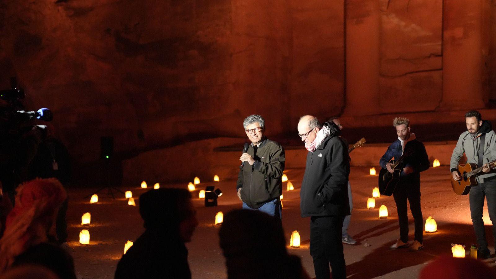 The Petra Development and Tourism Region Authority hosted an international event combining music and faith, with the participation