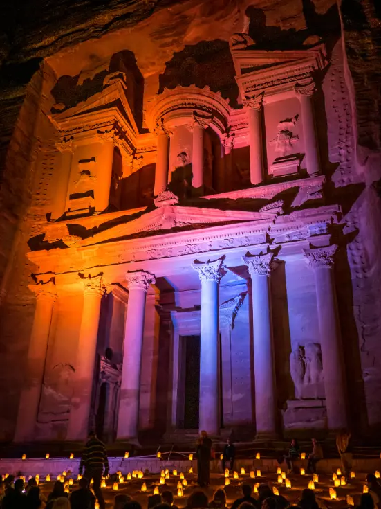 Petra de Nuit (Spectacle de Bougies Nocturnes à Petra)