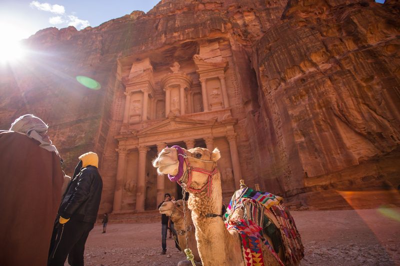 7 giorni 6 notti Scopri il tour della Giordania, tour privato di un giorno a Petra e Wadi Rum da Aqaba