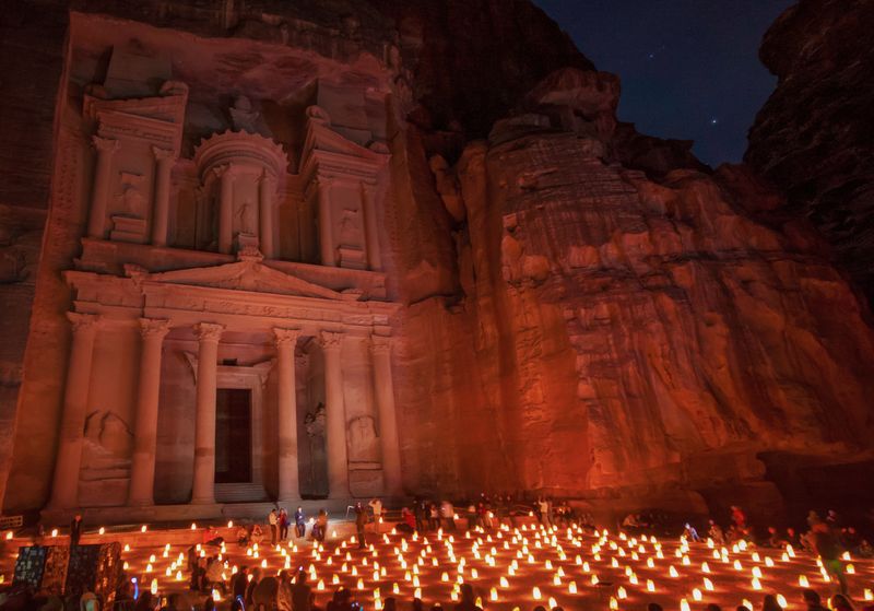 Petra de Nuit (Spectacle de Bougies Nocturnes à Petra)