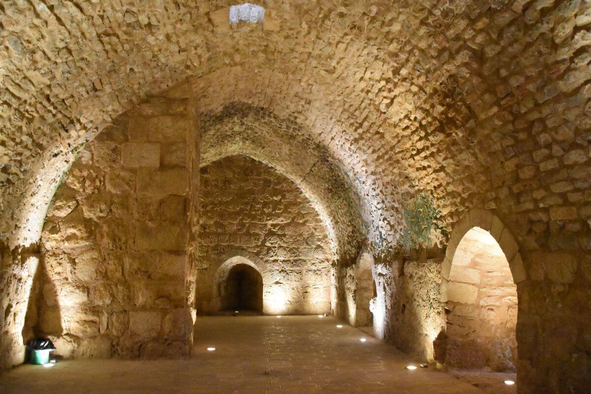 Ajloun Castle hilltop fortress overlooking northern Jordan