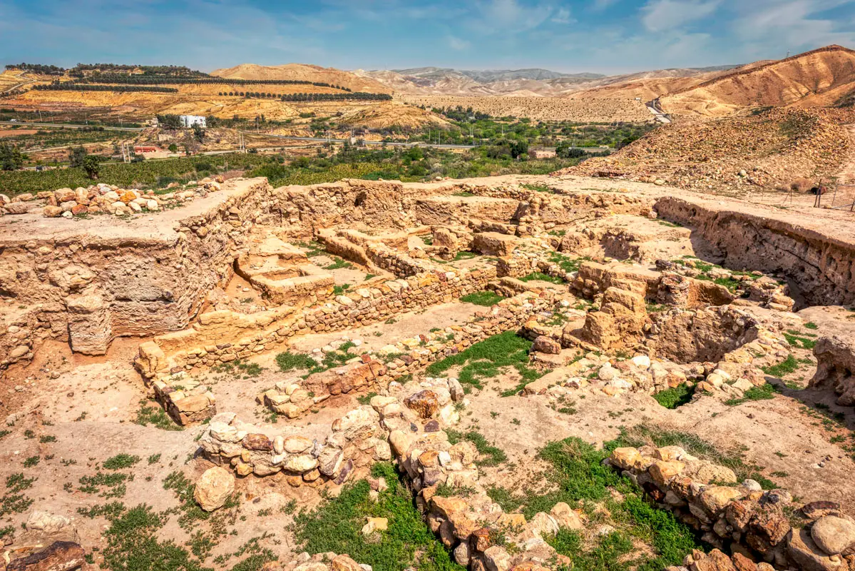 Antiguos dólmenes megalíticos en la meseta de Damiya, en Jordania.