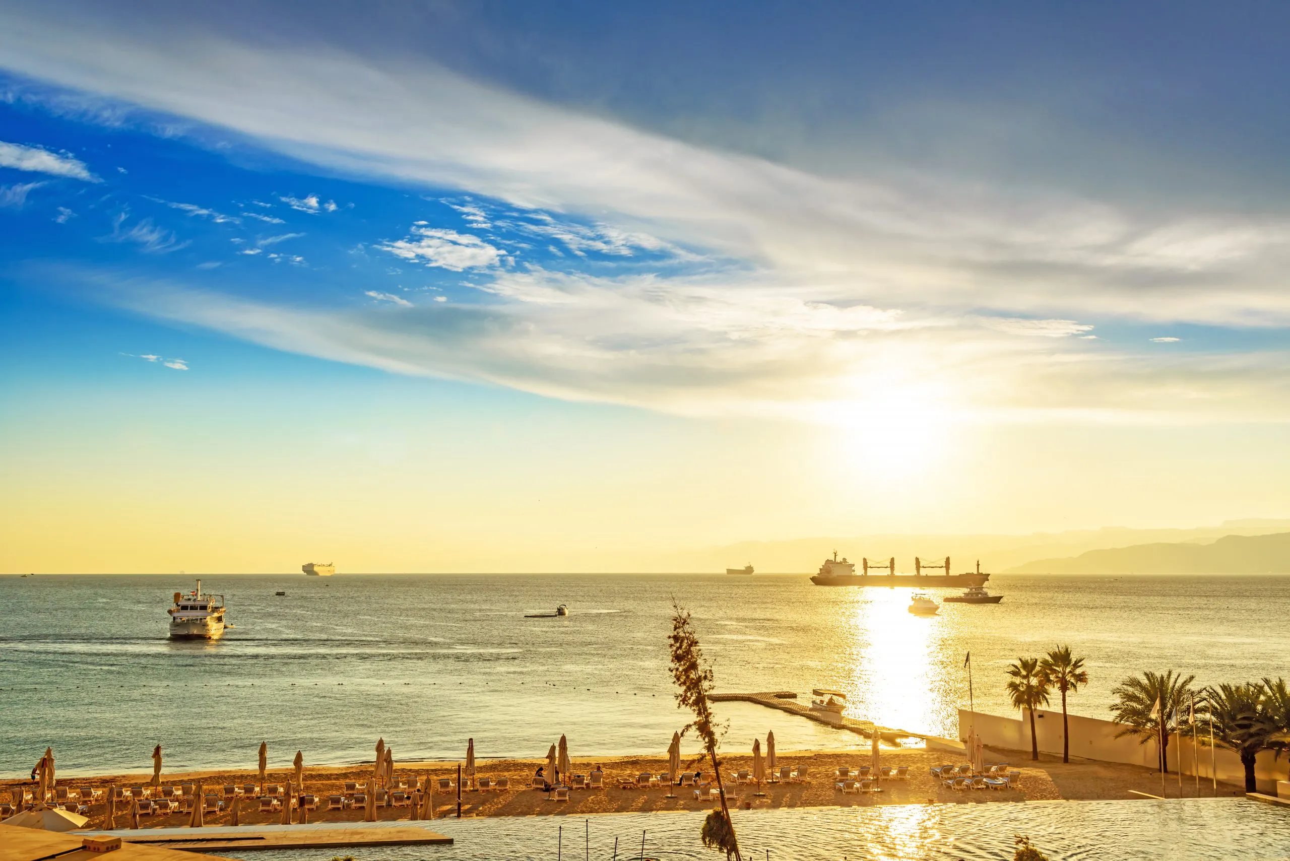 Aqaba holiday destination with sea views and sunny weather