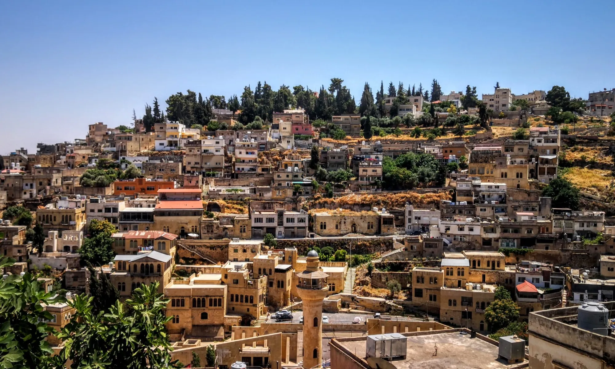 As Salt UNESCO heritage city with Ottoman architecture in Jordan