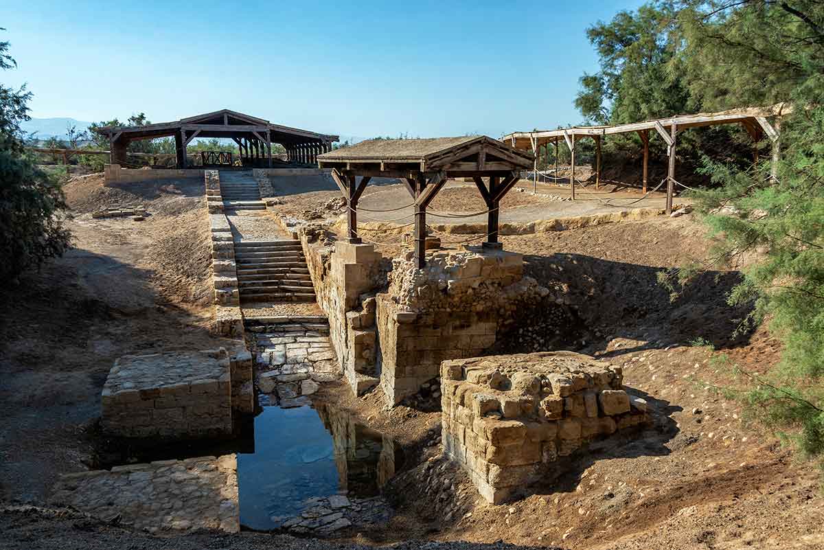 Religious pilgrimage destination at Bethany Beyond the Jordan