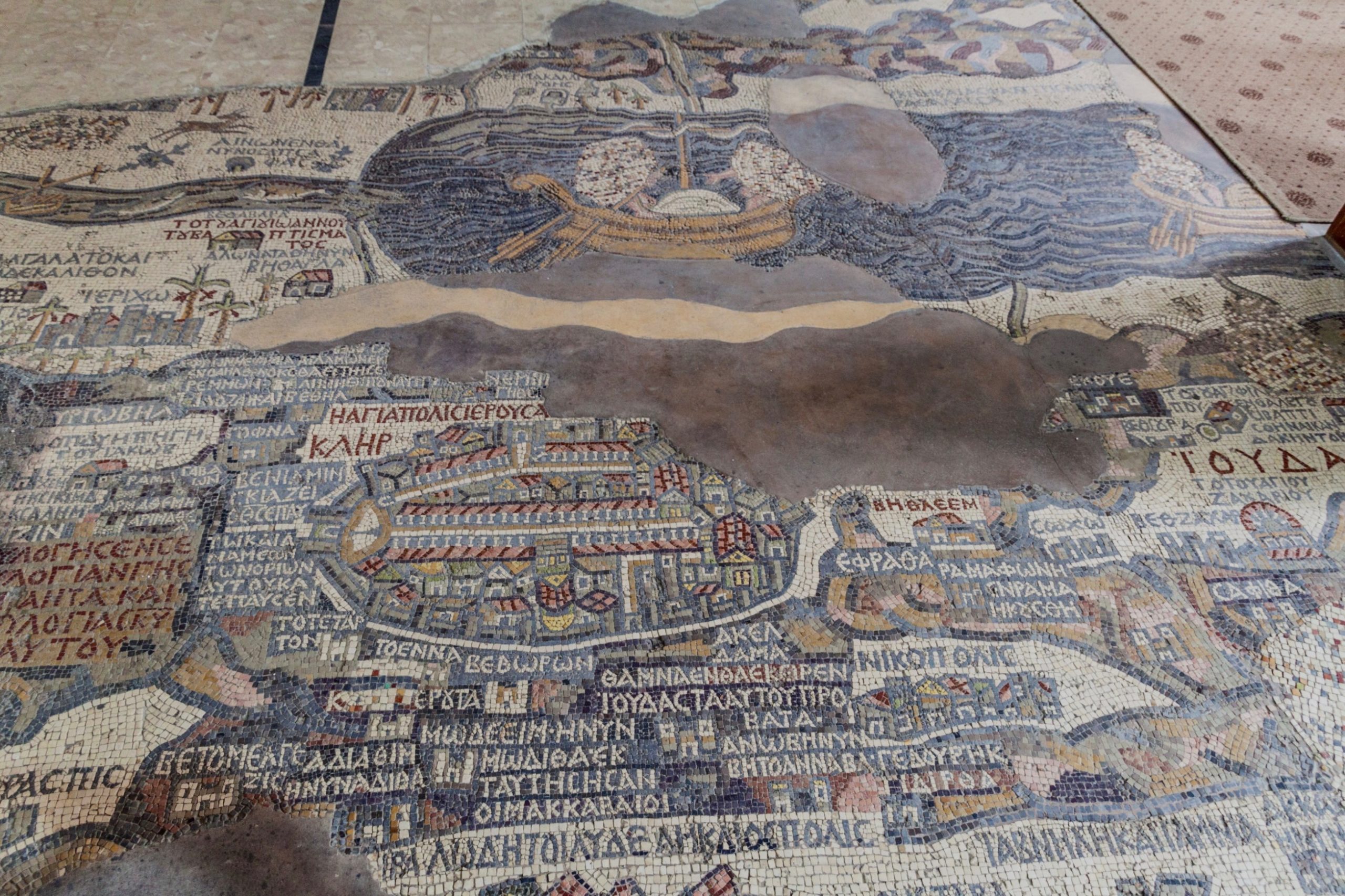 Fotografía del patrimonio religioso de lugares bíblicos en Jordania
