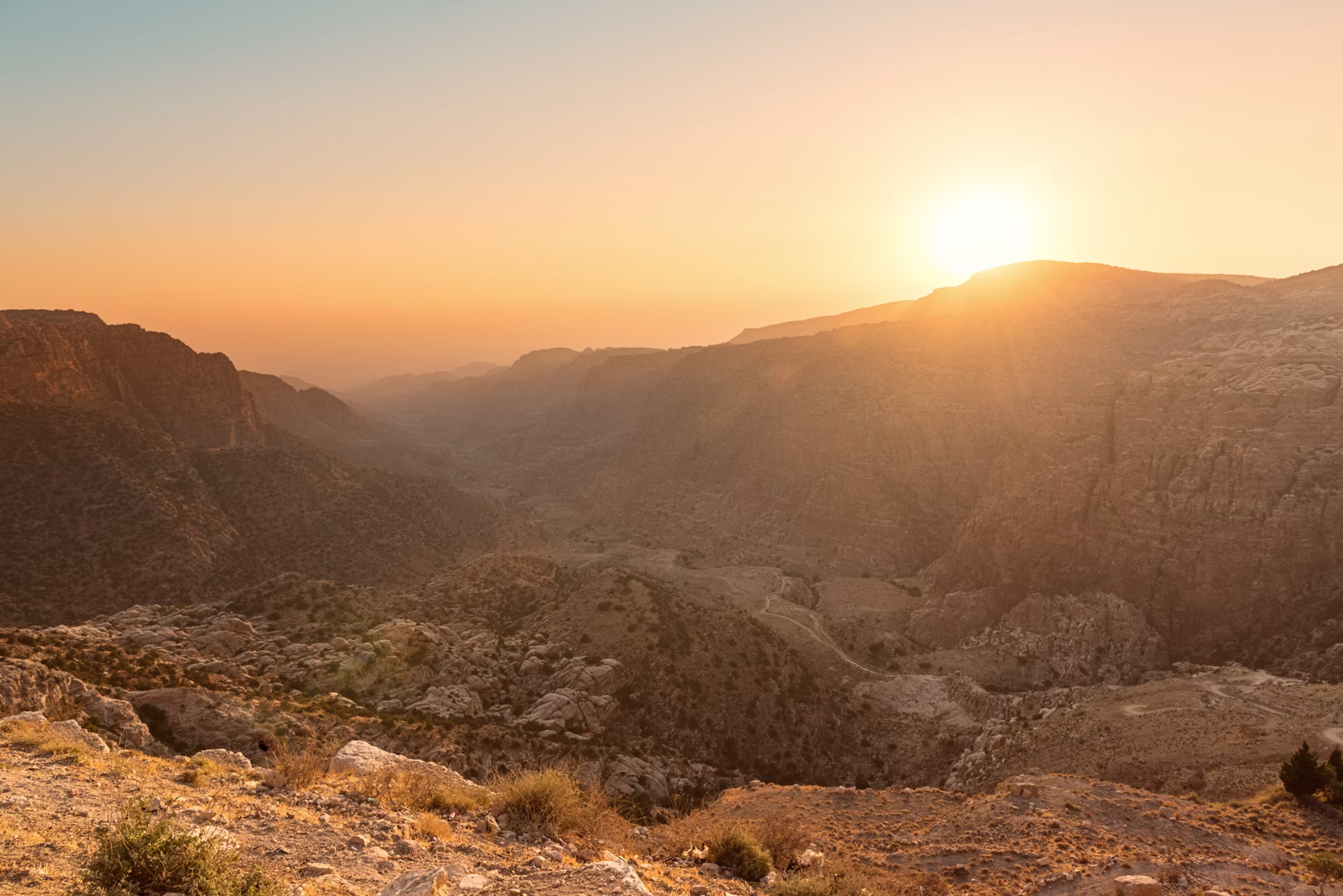 Dana Reserve travel photo with valleys cliffs and wilderness