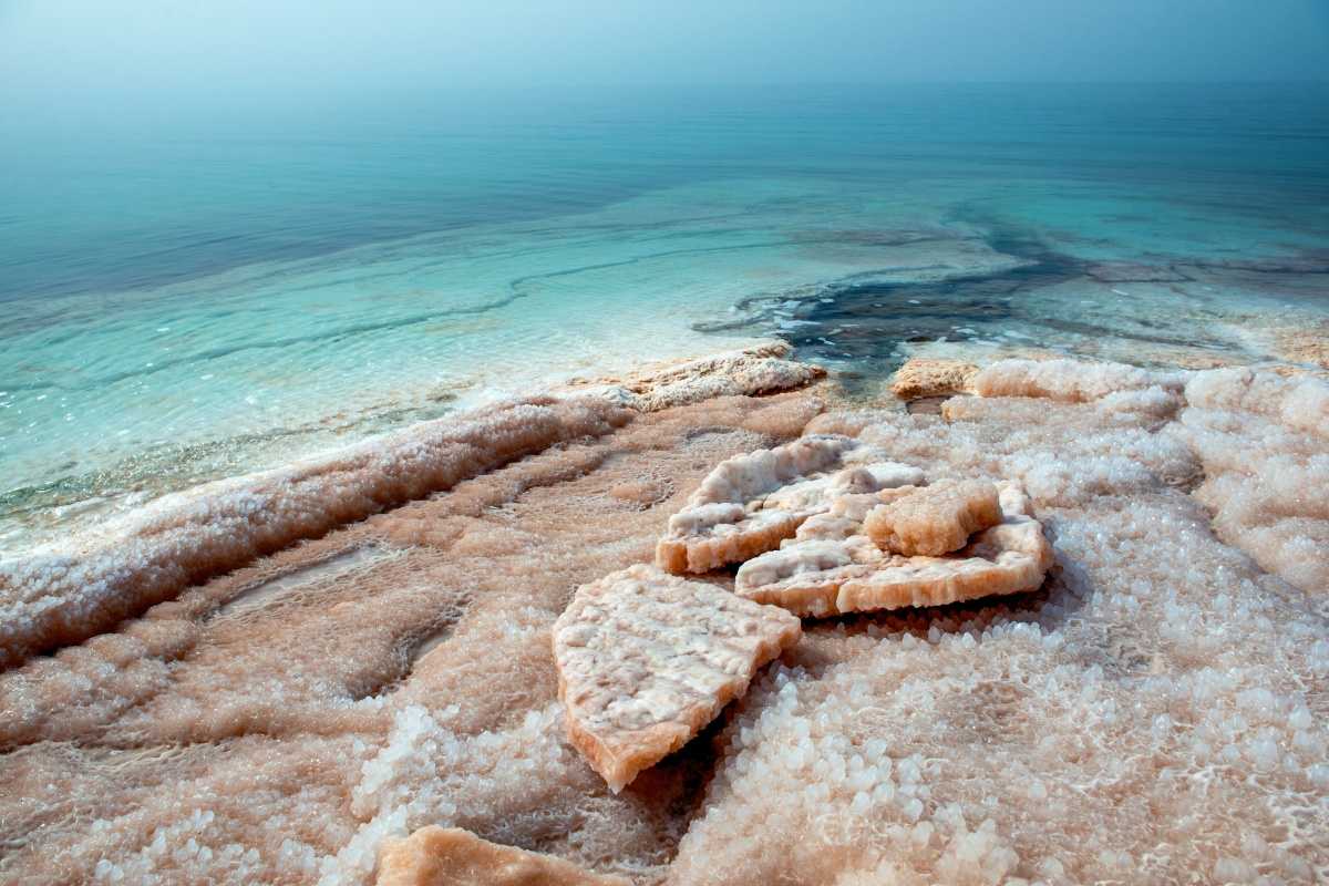 Jordan travel photo from the famous Dead Sea coastline