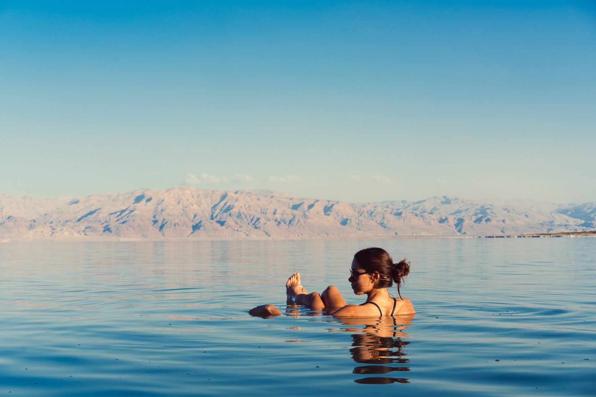 Jordan travel photo from the famous Dead Sea coastline