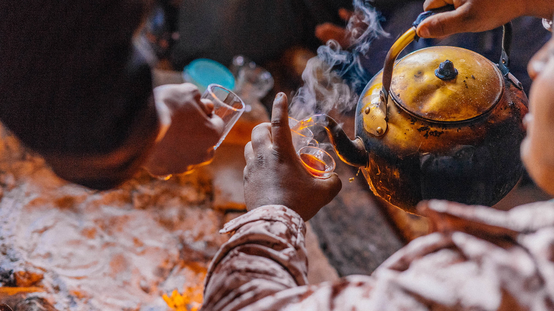 Cultural experience of Bedouin coffee ceremony in Jordan