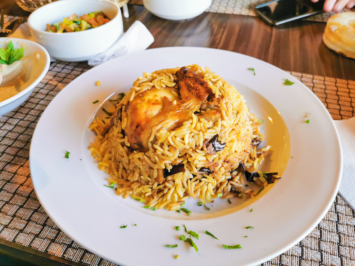 Jordan culinary travel photo with traditional dishes