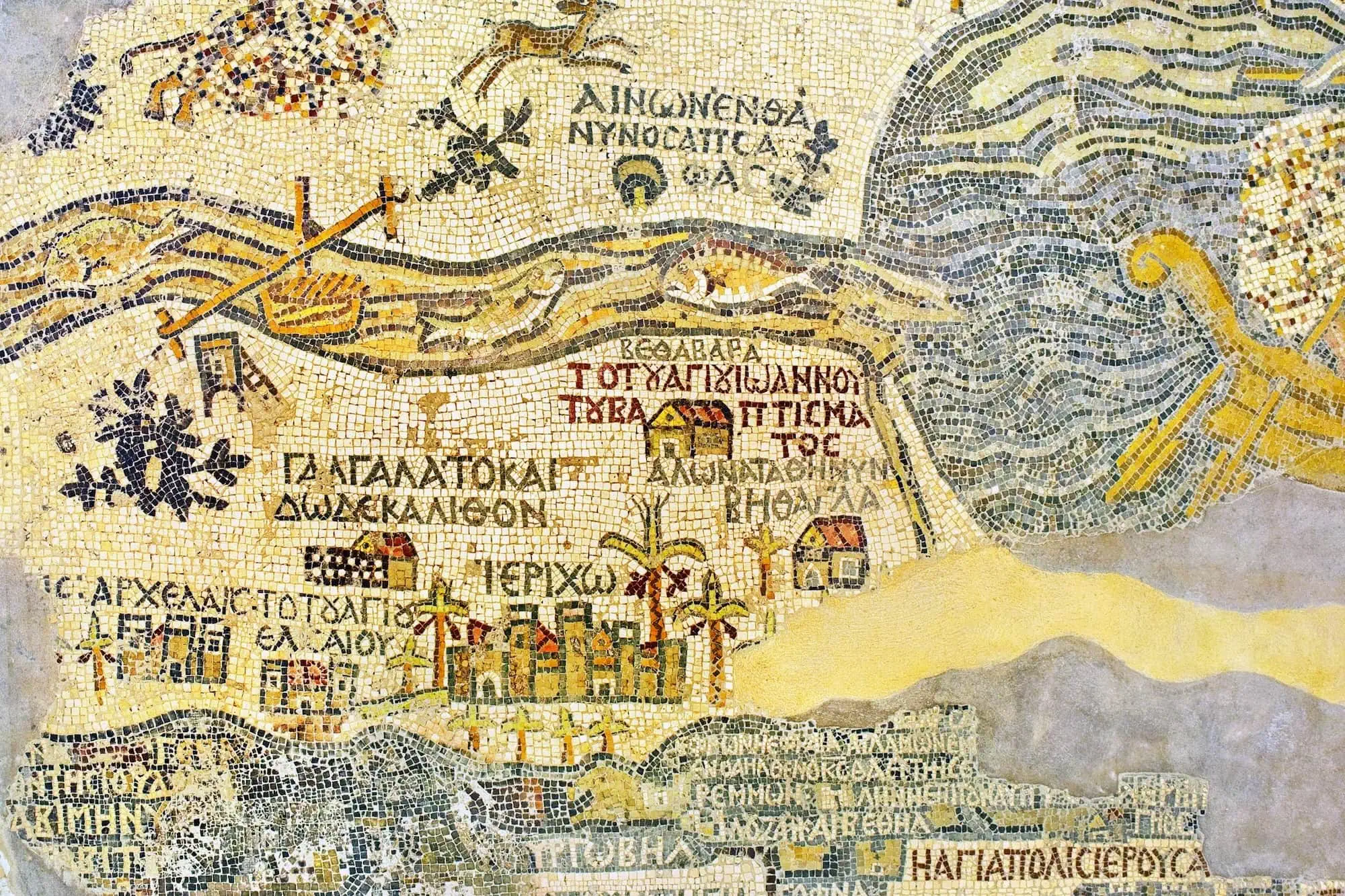 Mosaike von Madaba auf einer kulturellen Familienreise durch Jordanien