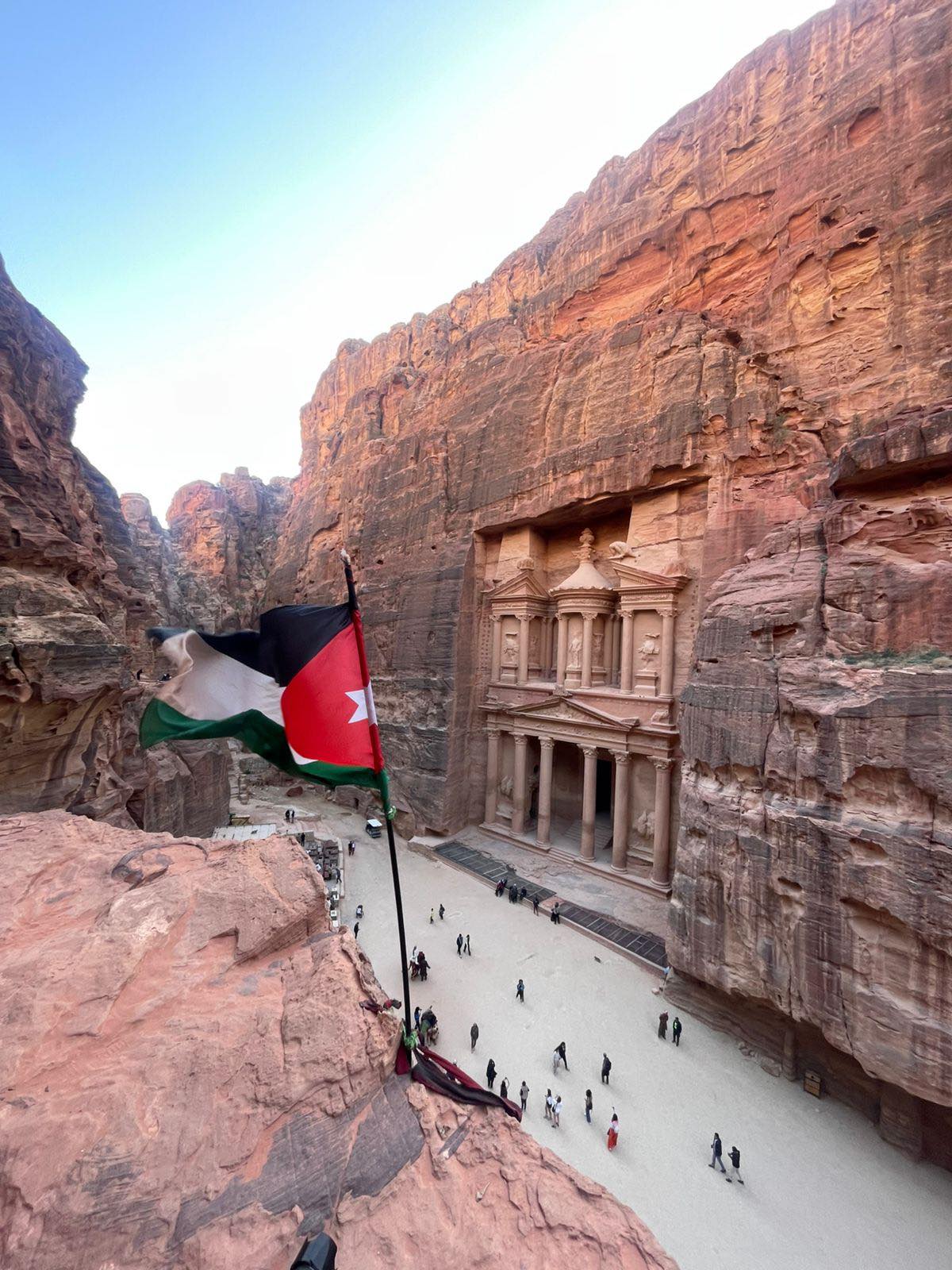 Schatzkammer von Petra bei einem Jordanien-Urlaub mit Kindern