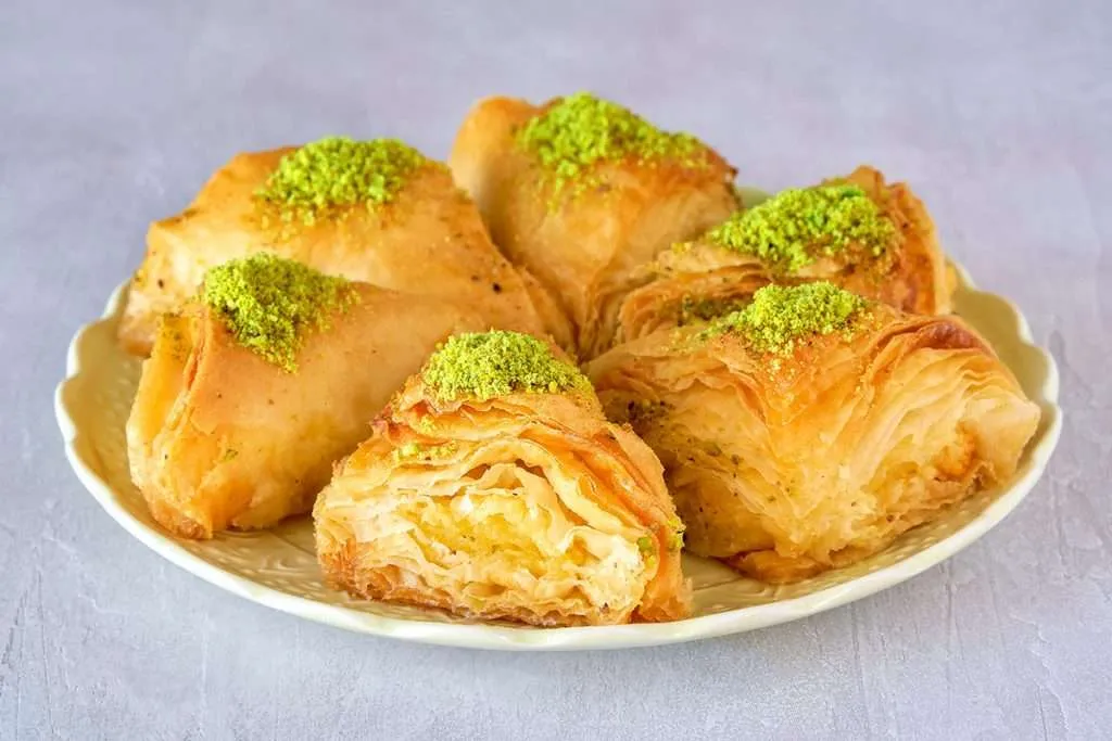 Jordan food travel photo featuring traditional desserts