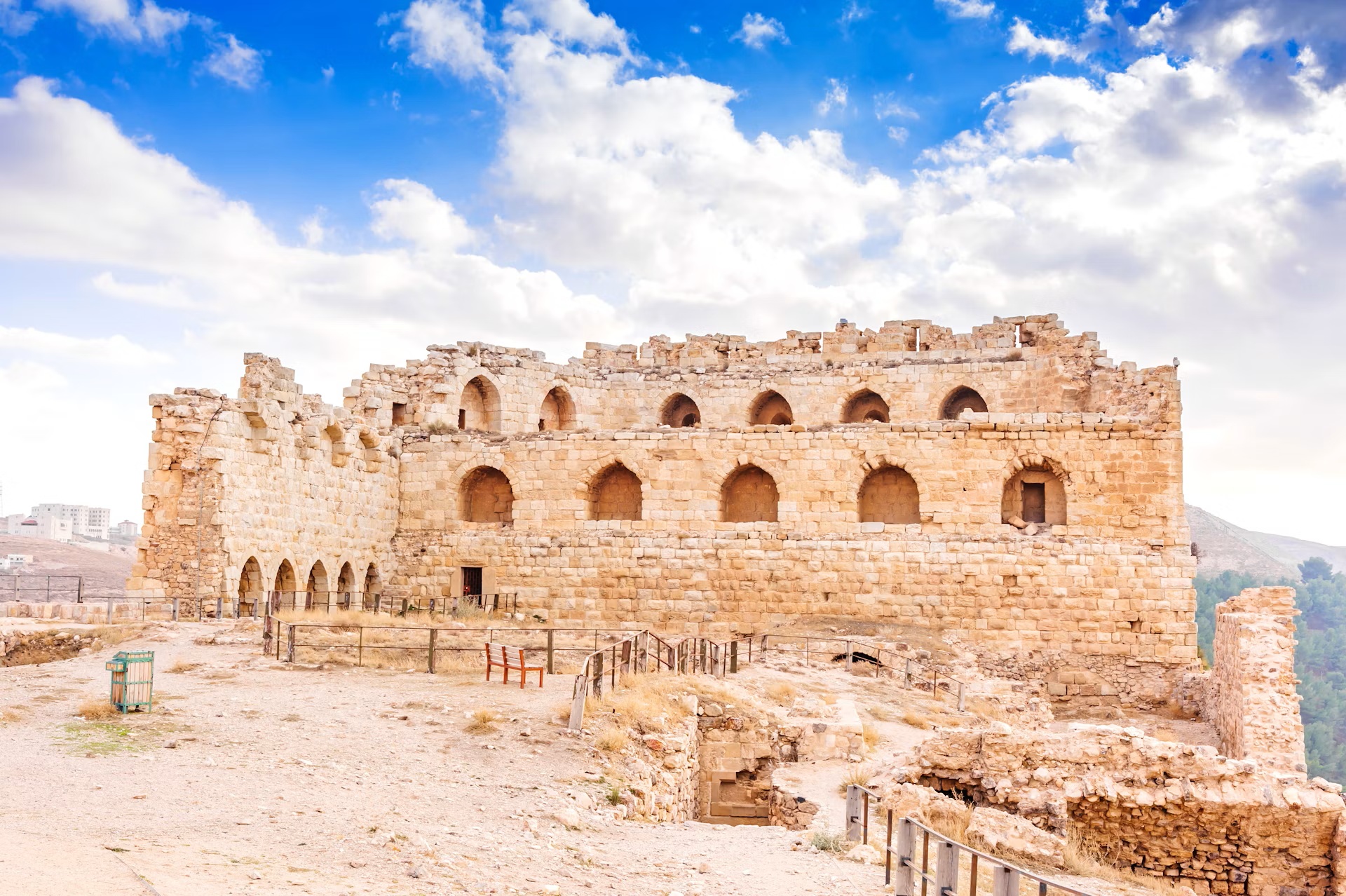 Karak Castle crusader fortress and medieval heritage in Jordan