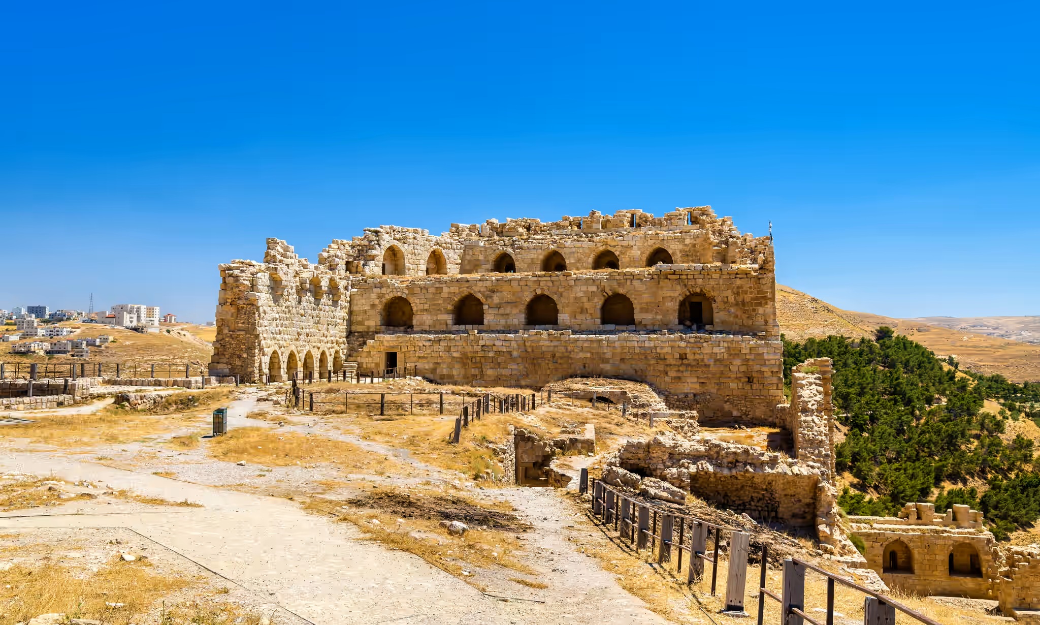 Jordan travel photo from the impressive Karak Castle