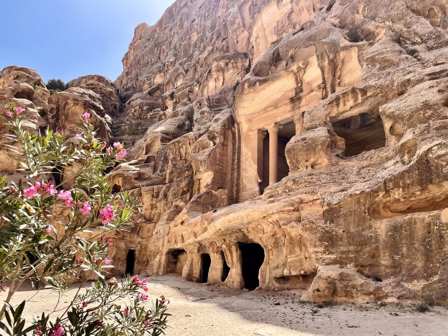 Little Petra ancient Nabataean site near Petra Jordan