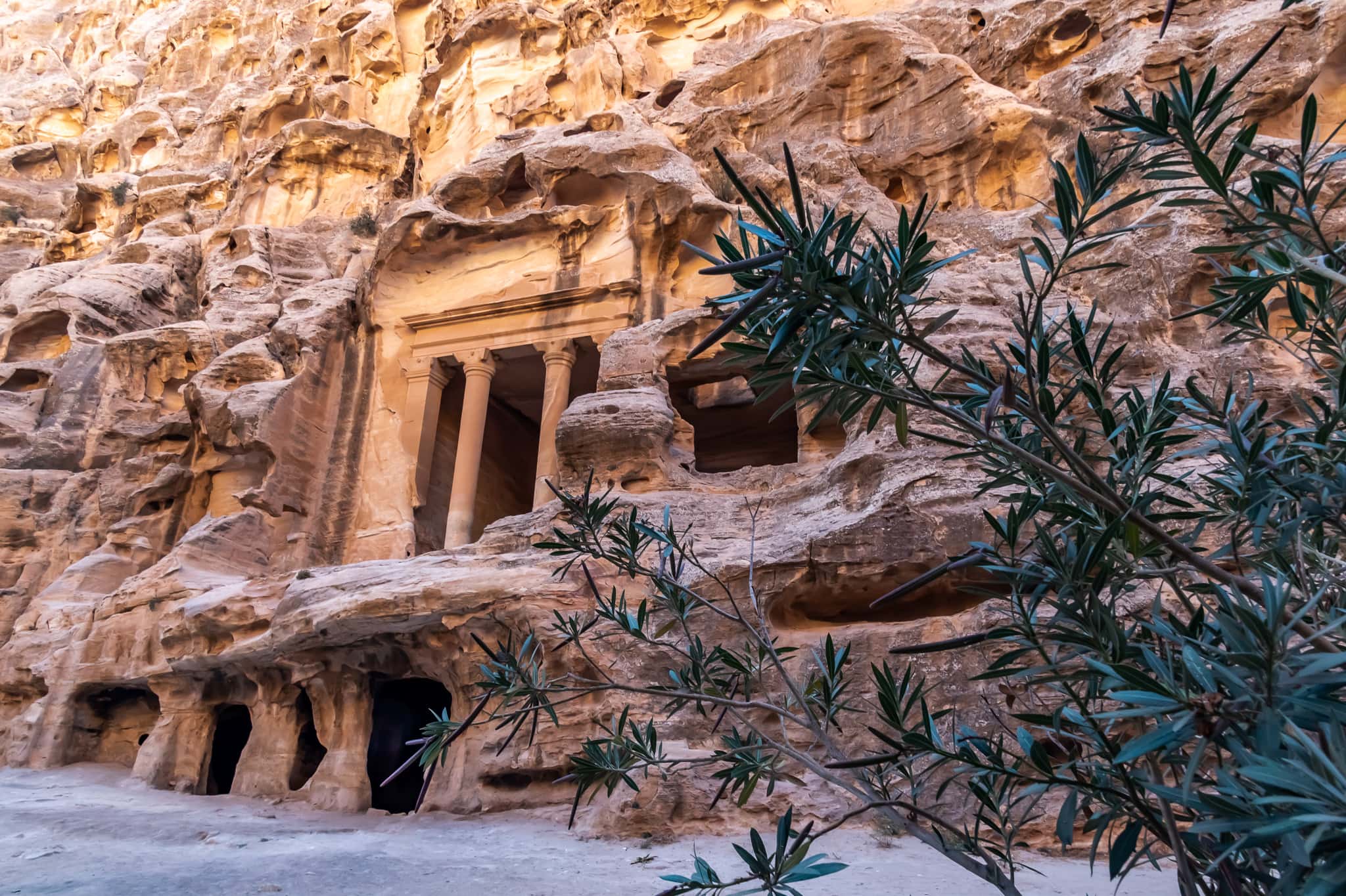 Hidden Nabataean heritage site of Little Petra in Jordan