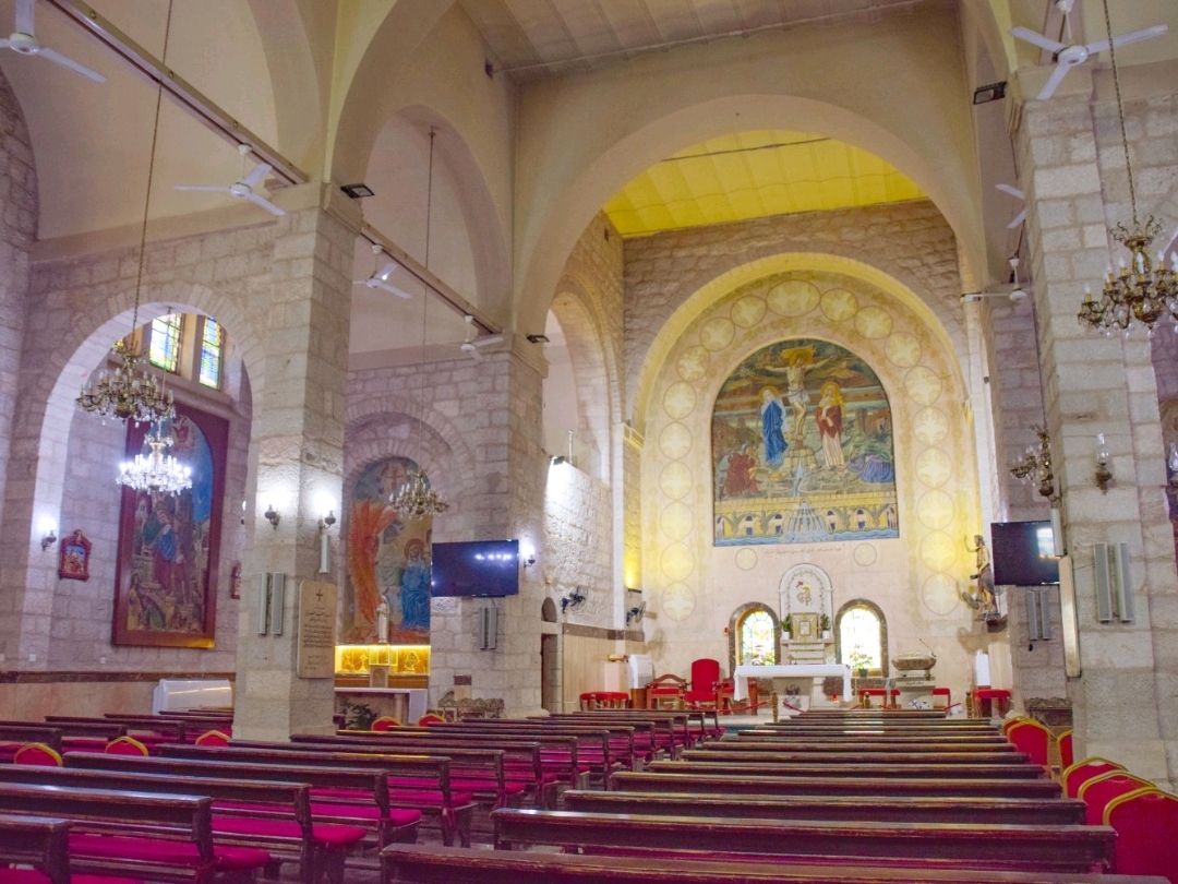 Madaba sightseeing photo from Jordan city of mosaics