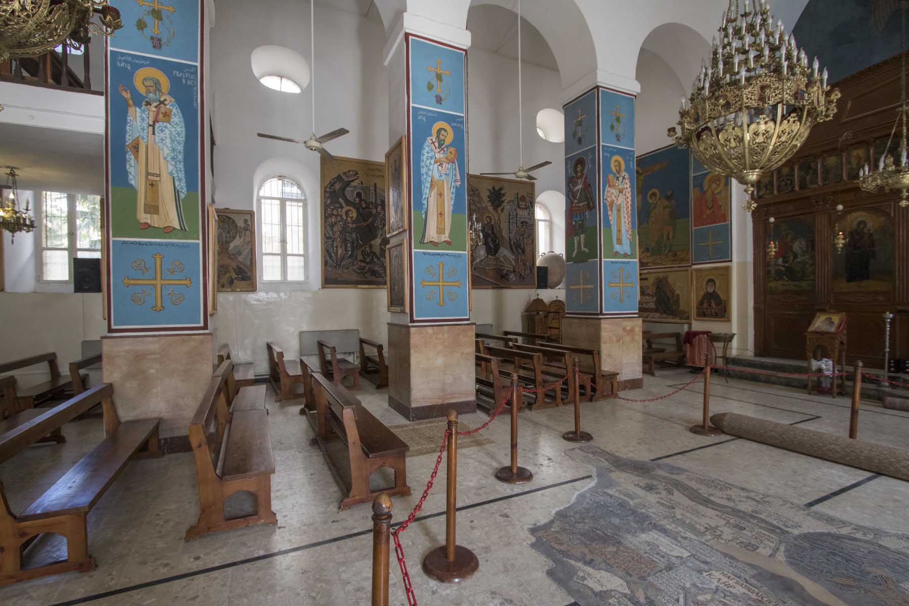 Madaba sightseeing photo from Jordan city of mosaics