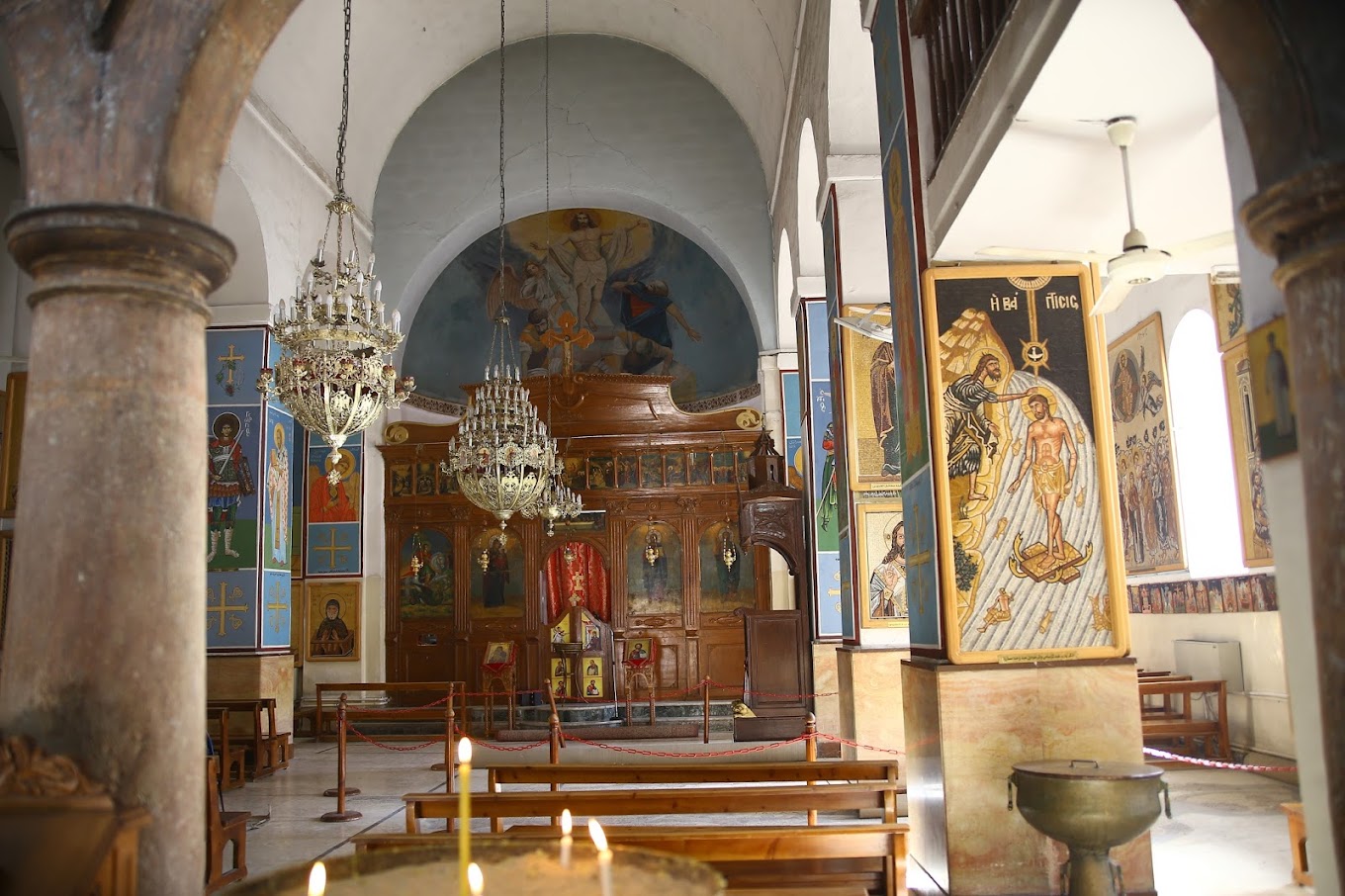 Byzantine mosaic art and cultural landmarks in Madaba