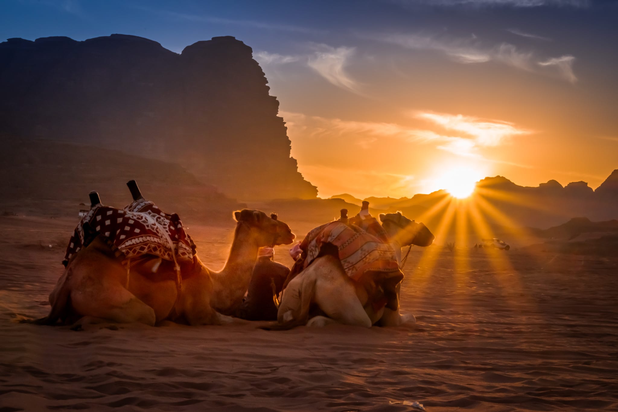 Wadi Rum Jordan travel photo with desert adventure scenery