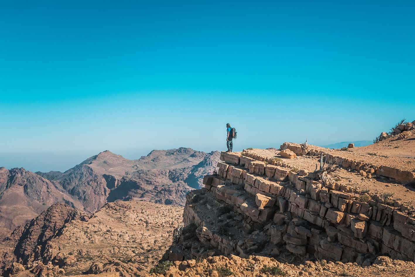 Experiencia de viaje de aventura al aire libre en Jordania para tours activos.