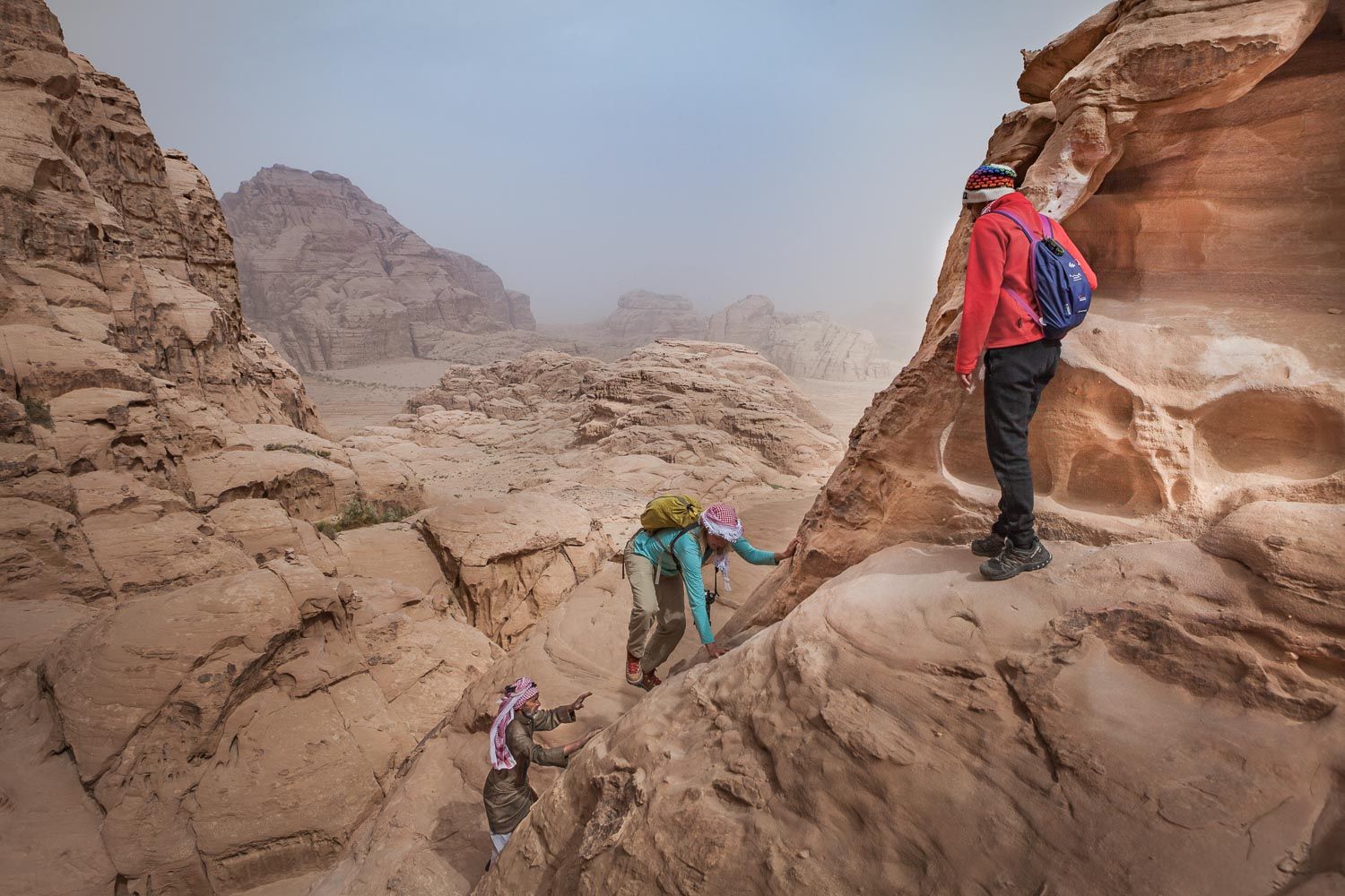 Experiencia de viaje de aventura al aire libre en Jordania para tours activos.