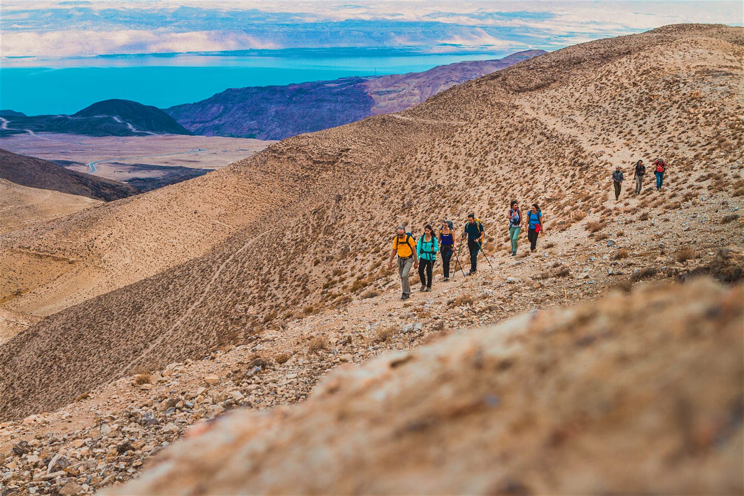 Experiencia de viaje de aventura al aire libre en Jordania para tours activos.