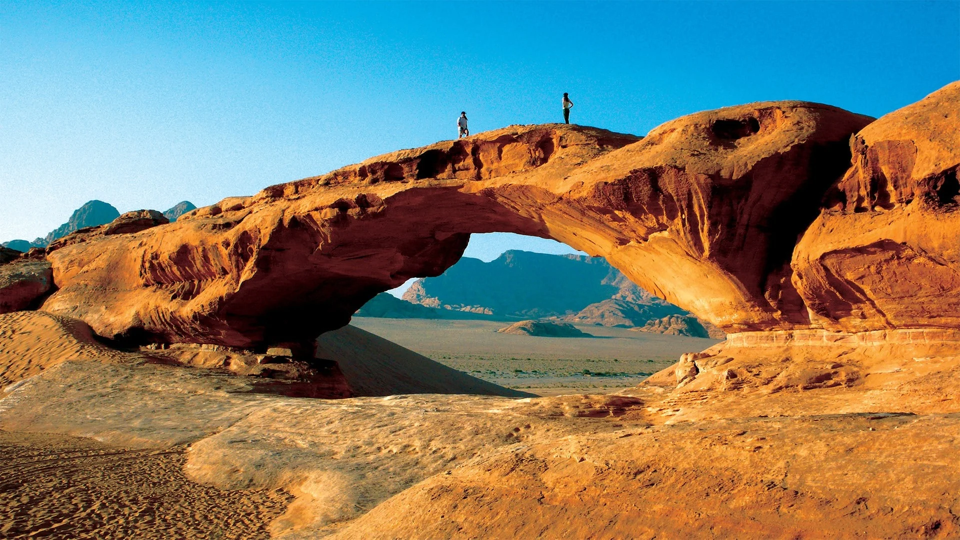 Wadi Rum desert experience during a private tour of Jordan with Jordan Horizons Tours