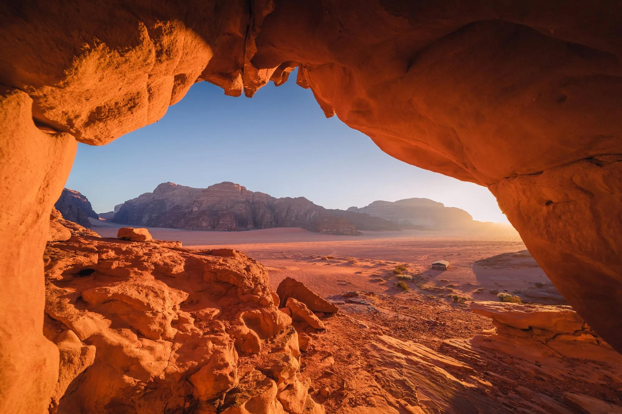 Wadi Rum desert experience during a private tour of Jordan with Jordan Horizons Tours