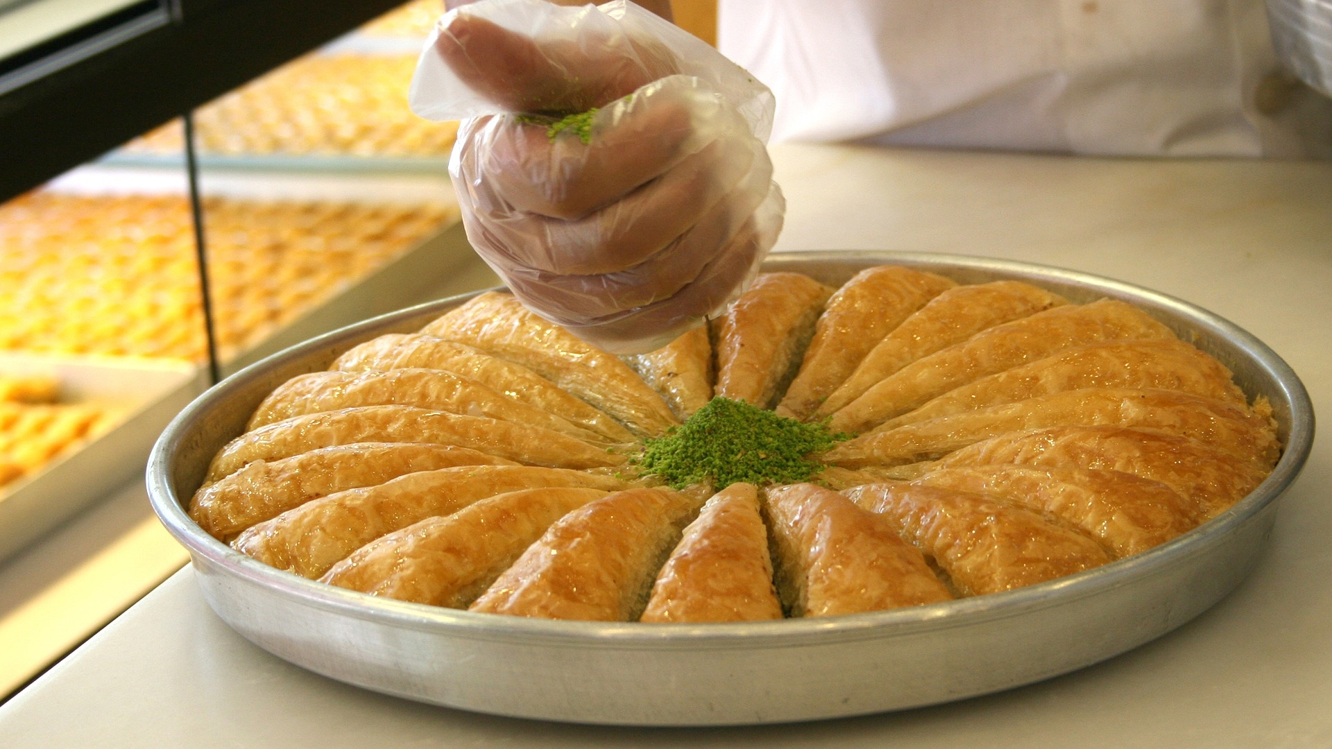 Jordanian sweets and desserts experience during a private tour of Jordan with Jordan Horizons Tours