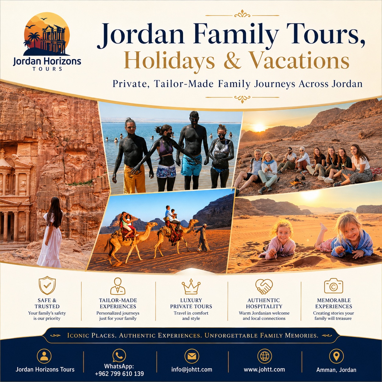 Jordan Family Tours, Holidays & Vacations