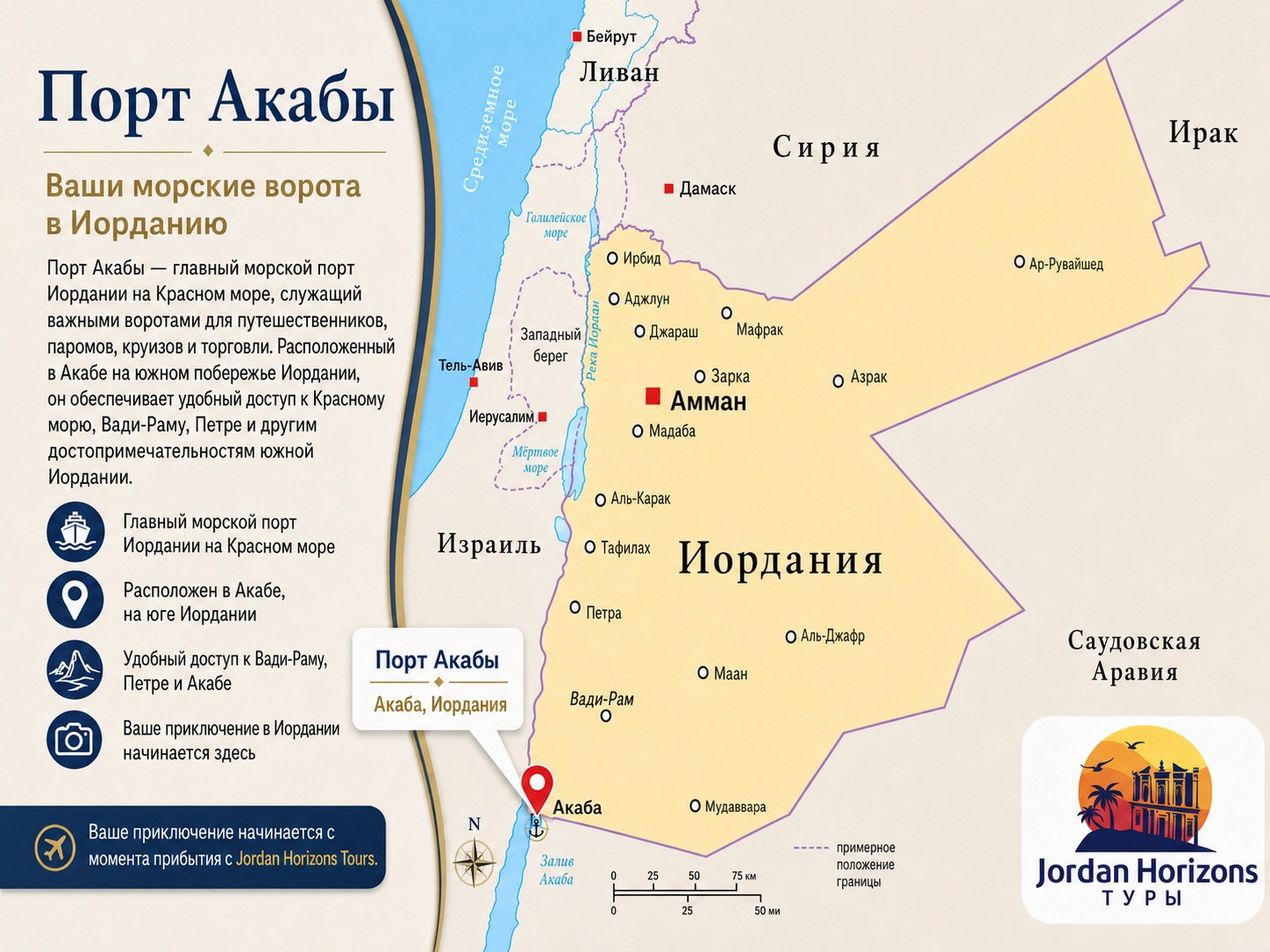 Береговые экскурсии из порта Акабы — индивидуальные туры и поездки по Иордании из порта Акабы