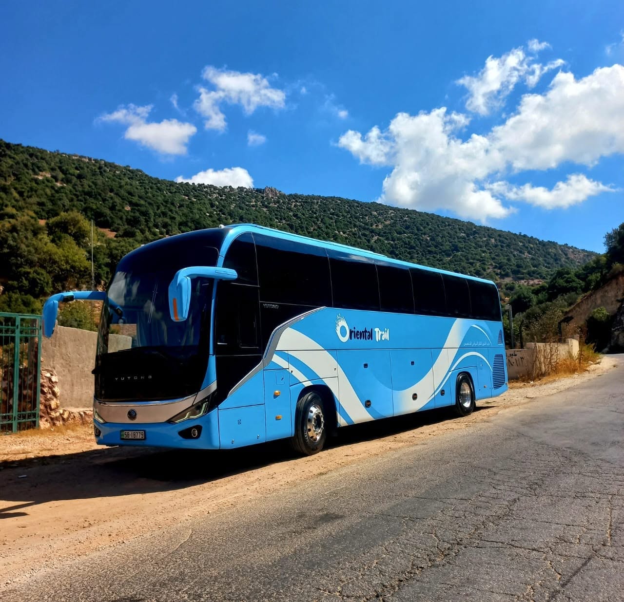 Pullman turistico per il trasporto di gruppi in Giordania