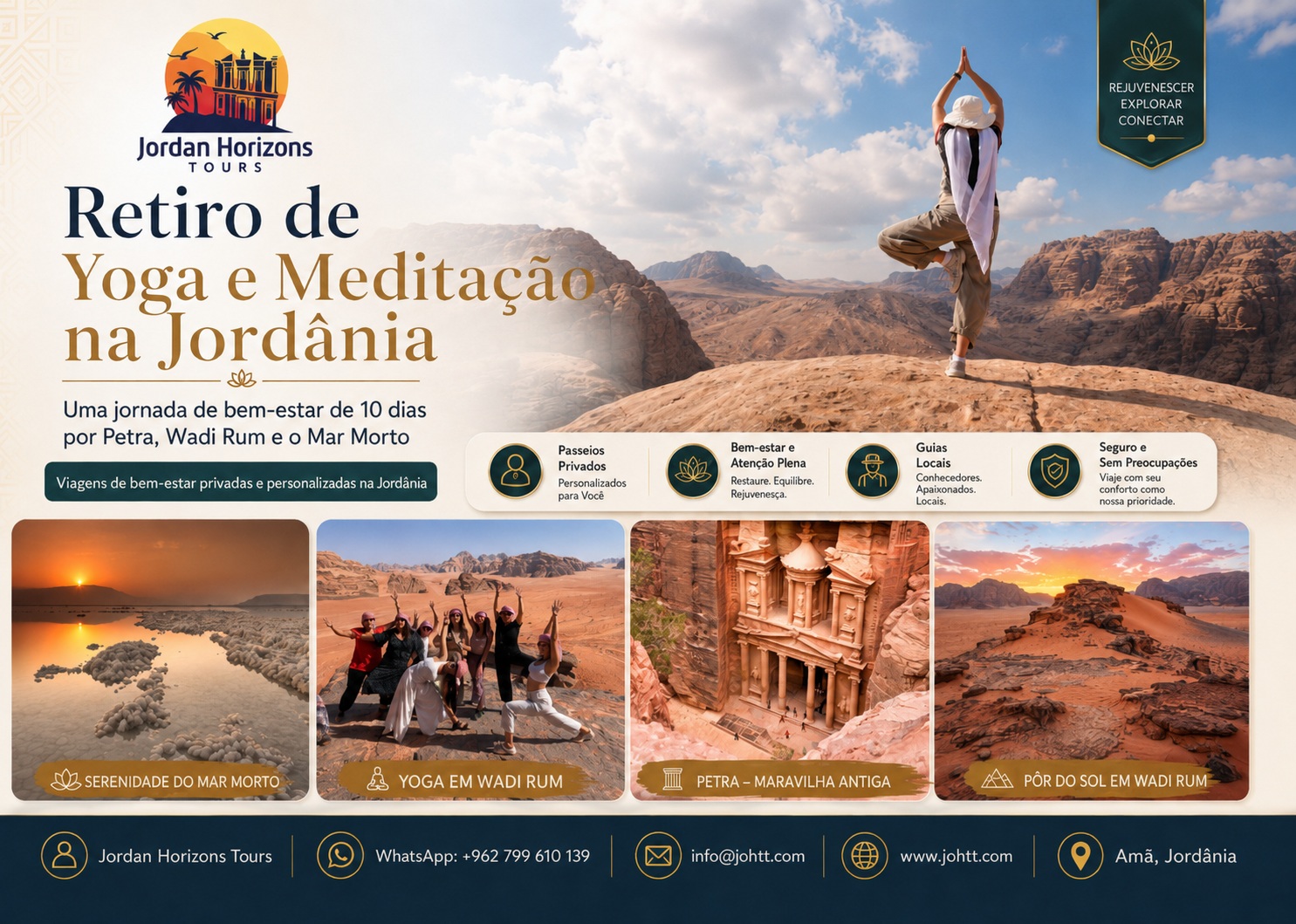Tours de Yoga na Jordânia | Retiros, Meditação e Bem-Estar